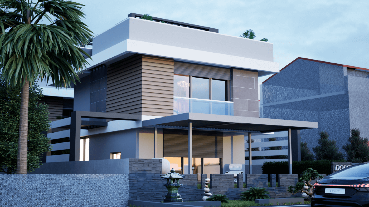 Dolce Vita Villa, Urla İzmir, mimari tasarım gündüz görünümü
